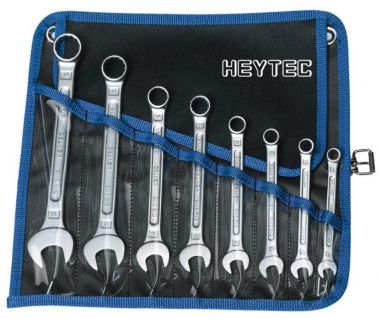 Набор ключей гаечных комбинированных, 8-19 мм, 8 пр., в сумке-скрутке HEYTEC HE-50810724280 ― HEYCO