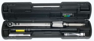 Динамометрический гаечный ключ HEYCO со сквозной трещоткой 3/4", с удлинителем ручки HE-00776000000