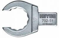Вставной накидной гаечный ключ, открытый, № 792-51, 10 мм HE-00792511080