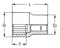Торцевая головка HEYCO 1.1/16 HE-00050033883